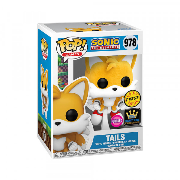 Funko POP! Games Sonic the Hedgehog: Tails (978) (Flocked Chase Limited Edition)